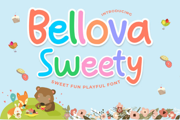 Bellova Sweety: A Friendly Display Font for Editorial Design