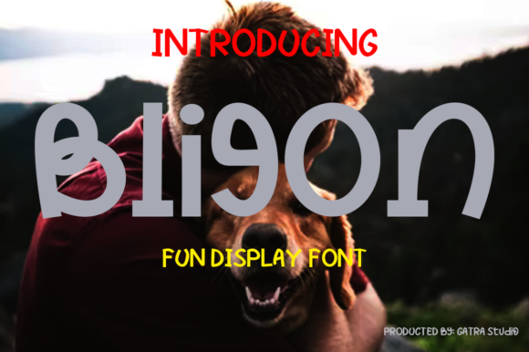 Bligon: A Vintage Display Font for Editorial Design