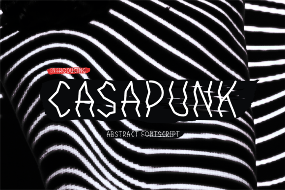 Casapunk: A Bold Display Font for Modern Brand Identity