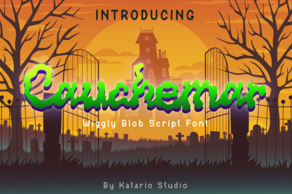 Cauchemar: A Spooky Display Font for Editorial Design