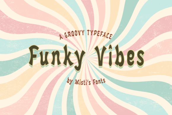 Funky Vibes: A Retro Display Font for Brand Identity