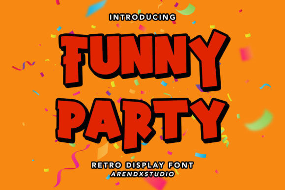 Funny Party: A Playful Display Font for Creative Projects