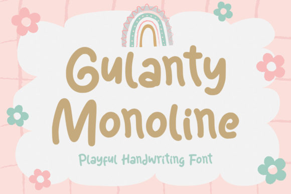 Gulanty Monoline: A Charming Display Font for Small Business