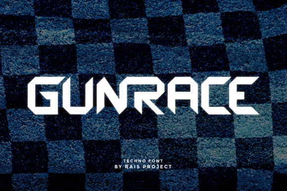 Gunrace: A Bold Display Font for Business Branding