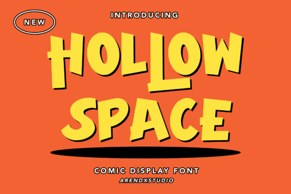 Hollow Space: A Playful Display Font for Editors