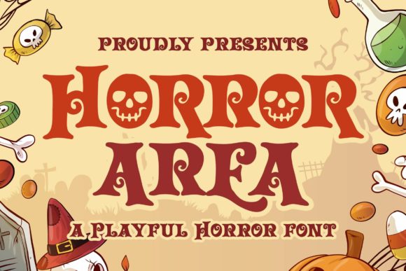 Horror Area: A Bold Display Font for Your Brand