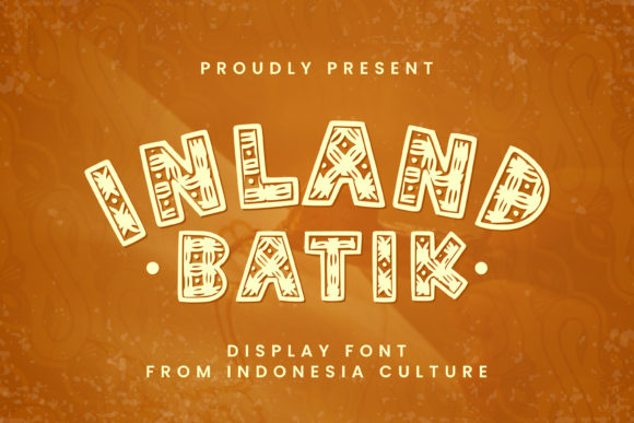 Inland Batik: A Playful Display Font for Small Business Branding