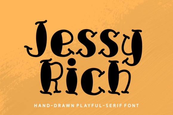 Jessy Rich: A Quirky Display Font for Crafters