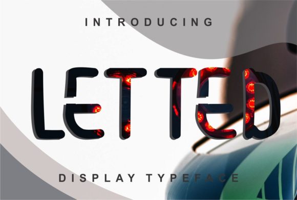 Letted: A Clean Display Font for Crafters