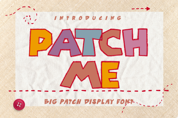 Patch Me: A Playful Display Font for Web Design