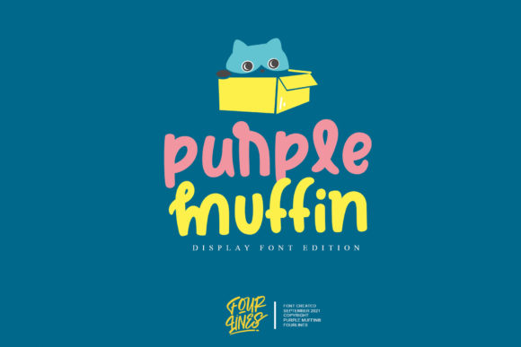 Purple Muffin: A Playful Display Font for Web Design