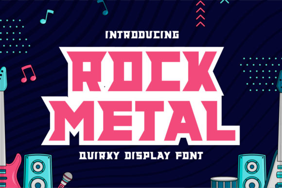 Rock Metal: A Bold Display Font for Makers
