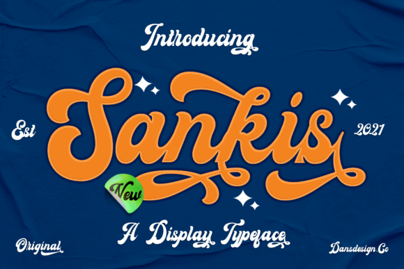 Sankis: A Bold Handwritten Display Font for Editors