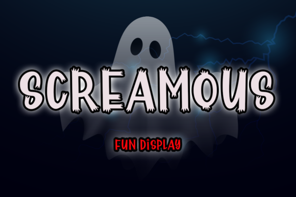 Screamous: A Spooky Display Font for Creators