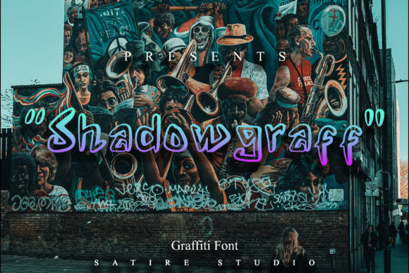 Shadowgraff: A Bold Display Font for Editorial Impact