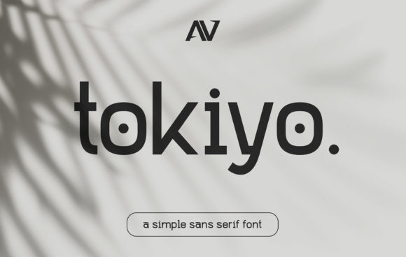 Tokiyo: A Modern Display Font for Small Business Branding