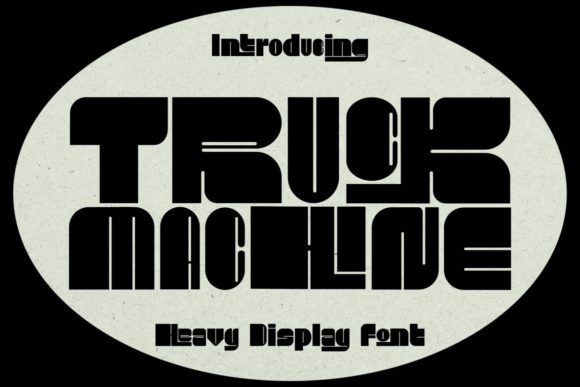 Truck Machine: A Retro Display Font for Your Brand