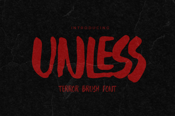 Unless: A Street Art Display Font for Web Design