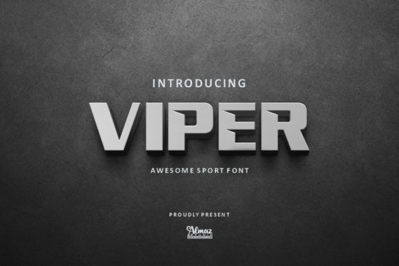 Viper: A Modern Display Font for Crafters