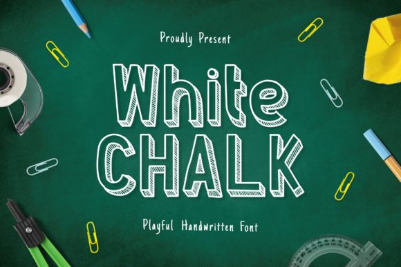 Whitechalk: A Unique Display Font for Editorial Design