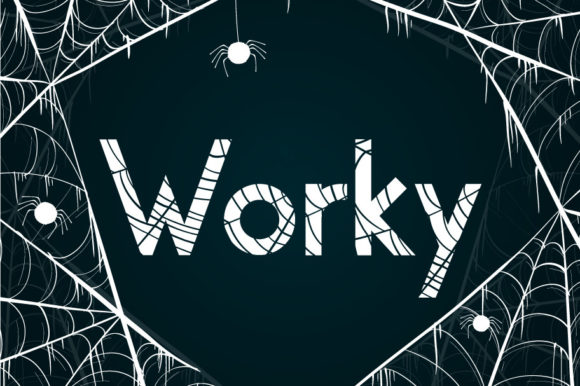 Worky: A Bold Display Font for Crafters